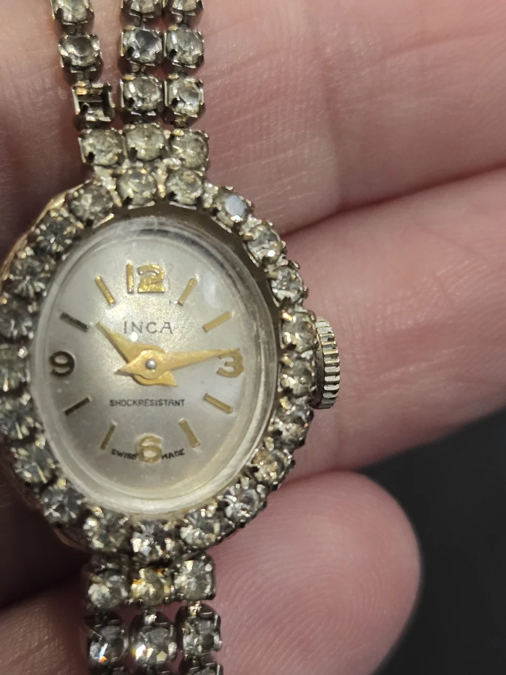 INCA Costume Vintage Cocktail Watch Swiss Made